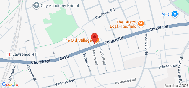 Map showing Cheese & Dough in Bristol